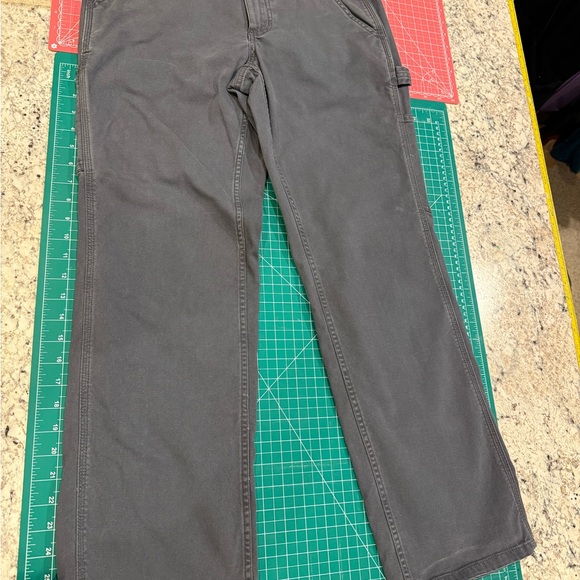 Carhartt Original Fit Gray Utility Work Pants Carpenter Size 6 Short - Picture 11 of 13